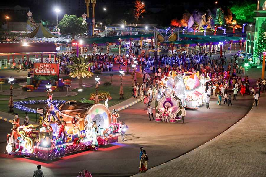 Illuminated Holiday Carnival Parade